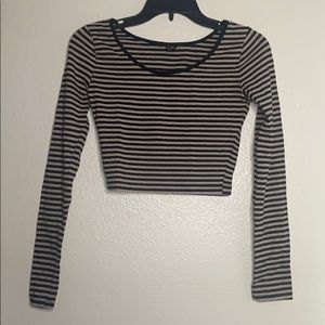 Striped Crop Top